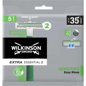 Wilkinson Engangsskrabere Extra 2 Essential Sensitive 5 stk.