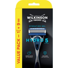 Wilkinson Hydro 5 rakhyvel + 9 rakblad