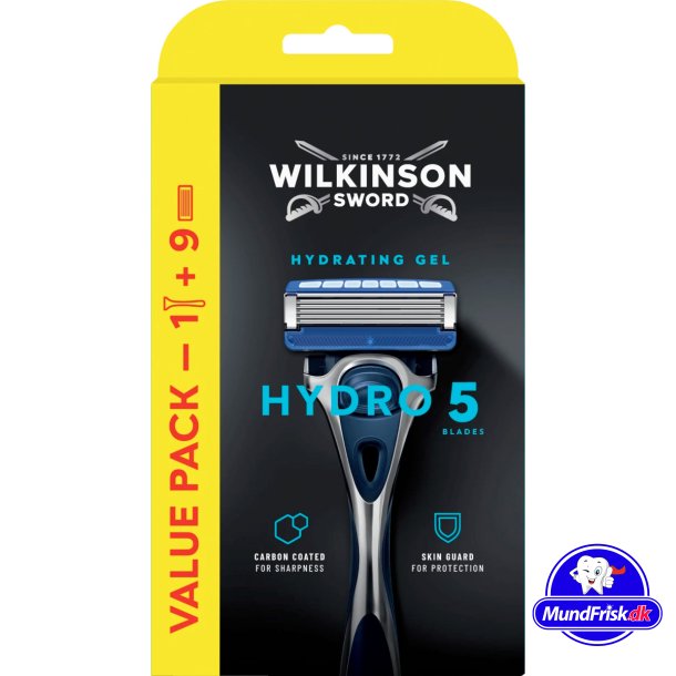 Wilkinson Hydro 5 Barberskraber + 9 Barberblade