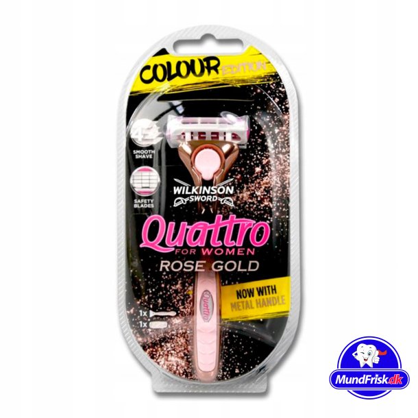 Wilkinson Quattro Women Razor Rosegold - Wilkinson Sword - MunnFrisk.no