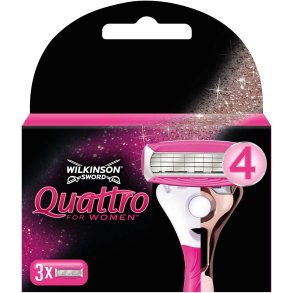 Wilkinson Quattro Women Barberblade Sensitive 3 stk.