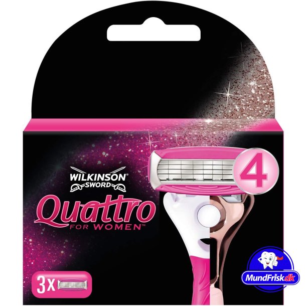 Wilkinson Quattro Damen Rasierklingen Sensitive 3 Stk.