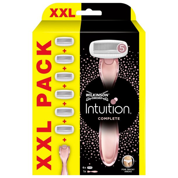 Wilkinson Woman Barberskraber Intuition Complete + 6 Barberblade