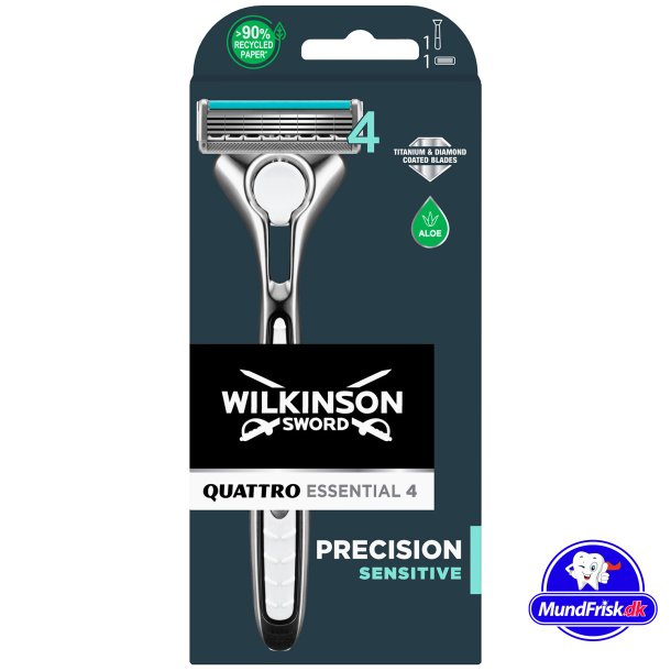 Wilkinson Titanium Razor Quattro Essential 4 Precision Sensitive