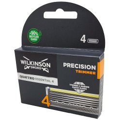 Wilkinson Quattro Titanium Precision Barberblade 4 stk.