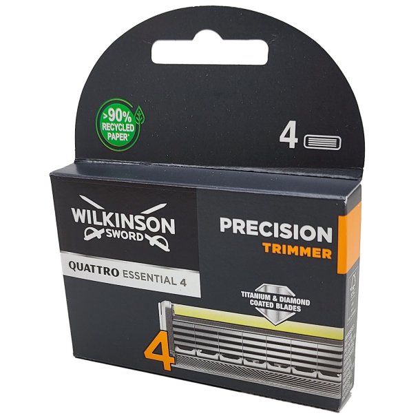 Wilkinson Quattro Titanium Precision Barberblade 4 stk.