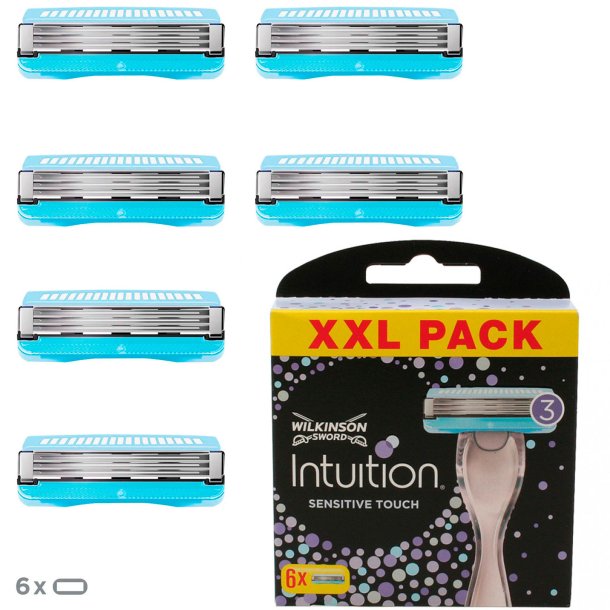 Wilkinson Barberblade Woman Intuition Sensitive Touch 6 stk.