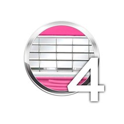 Wilkinson Quattro Women Safety Razor + 8 st. Rakblad