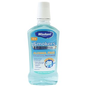 Whitening Mouthwash Wisdom Smokers Alkoholfri 500 ml