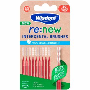 Bredygtige Mellemrumsbrster 30 stk. Wisdom 0.50 mm. ISO 2