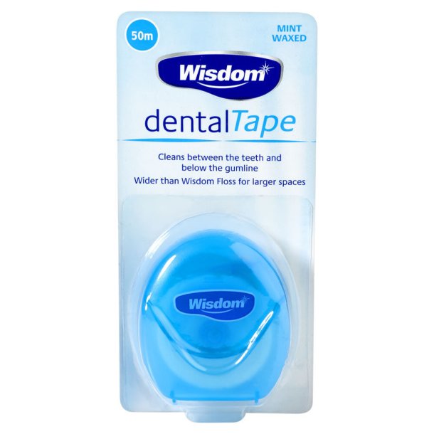 Tandtrd utan PFAS Wisdom Dental Tape 25 mtr