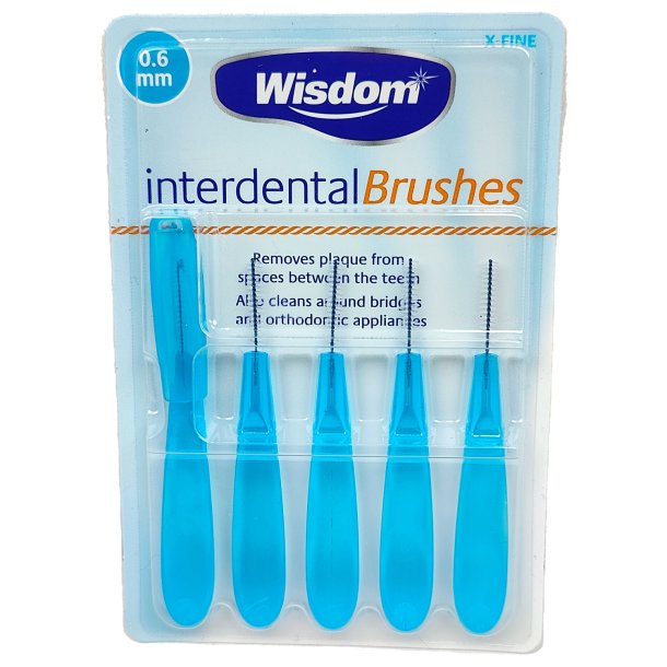 Mellemrumsbrster Wisdom 0.60 mm. X-fine BL