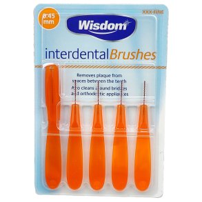 Gapborstar Wisdom 0,45 mm. XXX-fin ORANGE