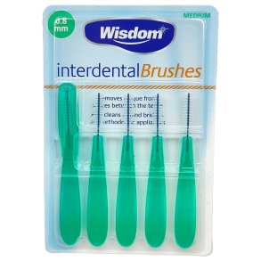 Mellemrumsbrster Wisdom 0.80 mm. Medium GRN