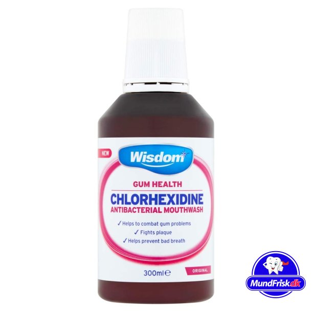 Klorhexedin Mundskyl Wisdom Gum Health 300 ml