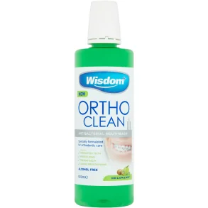 Munnvann Wisdom ORTHO Clean Antibakteriell 500 ml