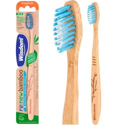 Bamboo Toothbrush Wisdom re:new Medium