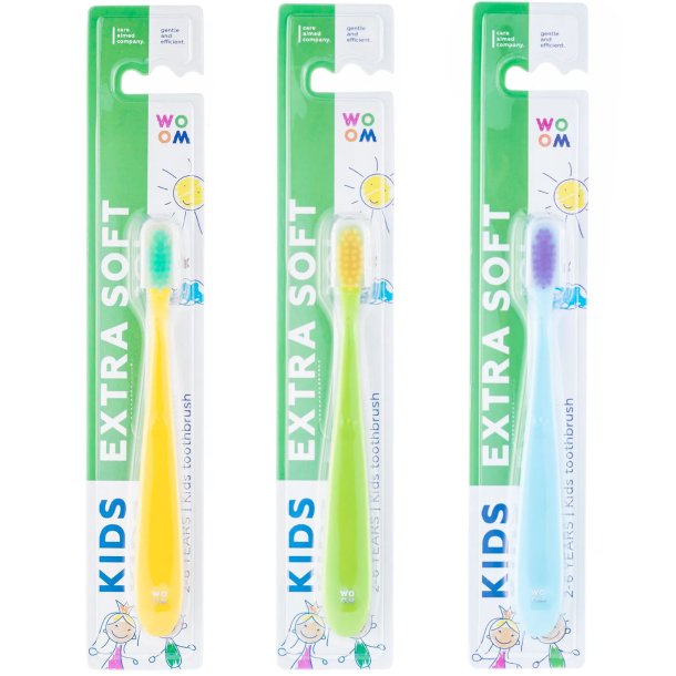 Barnetannbrste Woom Kids Extra Soft 2-6 r