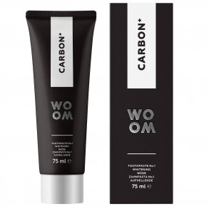 WOOM Carbon Whitening Tandkrm Charcoal 75 ml