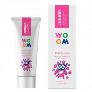 Woom Junior Bubble Gum 6+ Barnetannkrem 