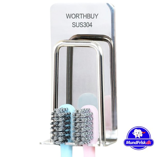 WorthBuy Tandborsthllare fr vgg - 304 Rostfritt stl