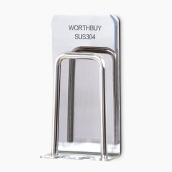 WorthBuy Tannbrsteholder for vegg - 304 Rustfritt stl
