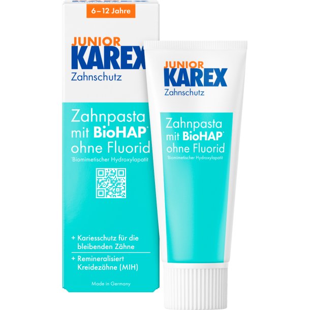 Hydroxyapatit Brnetandpasta Karex Junior BioHAP 65 ml