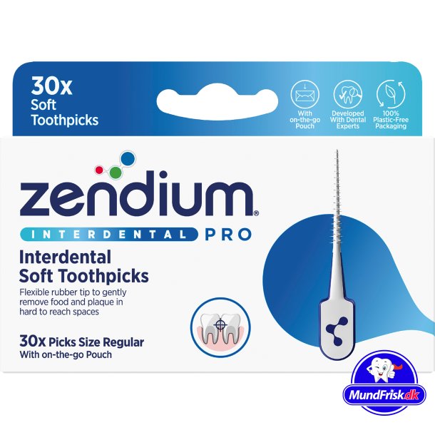 Zendium Gummi Tandstikker 30 stk. Soft Toothpicks