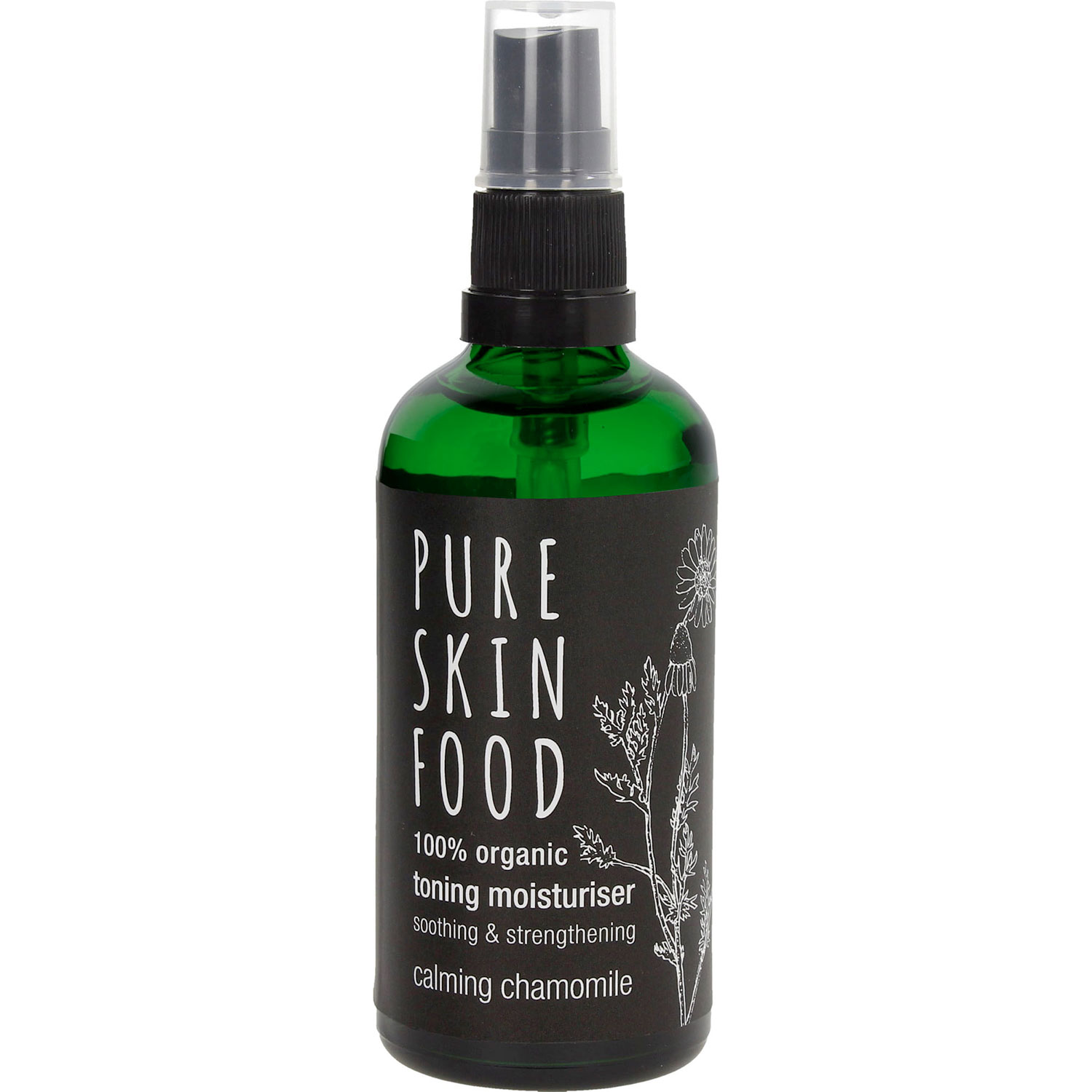 Økologisk Aftershave Pure Skin Toning Moisturizer Calming Chamomile