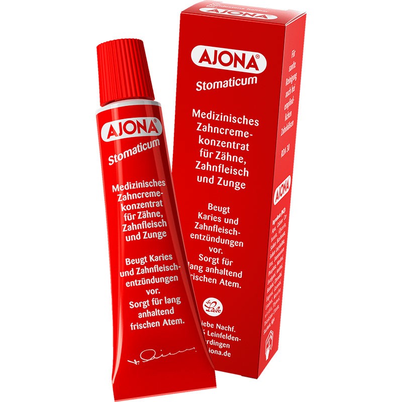 Ajona Stomaticum Zahnpasta ohne Fluorid 25 ml.