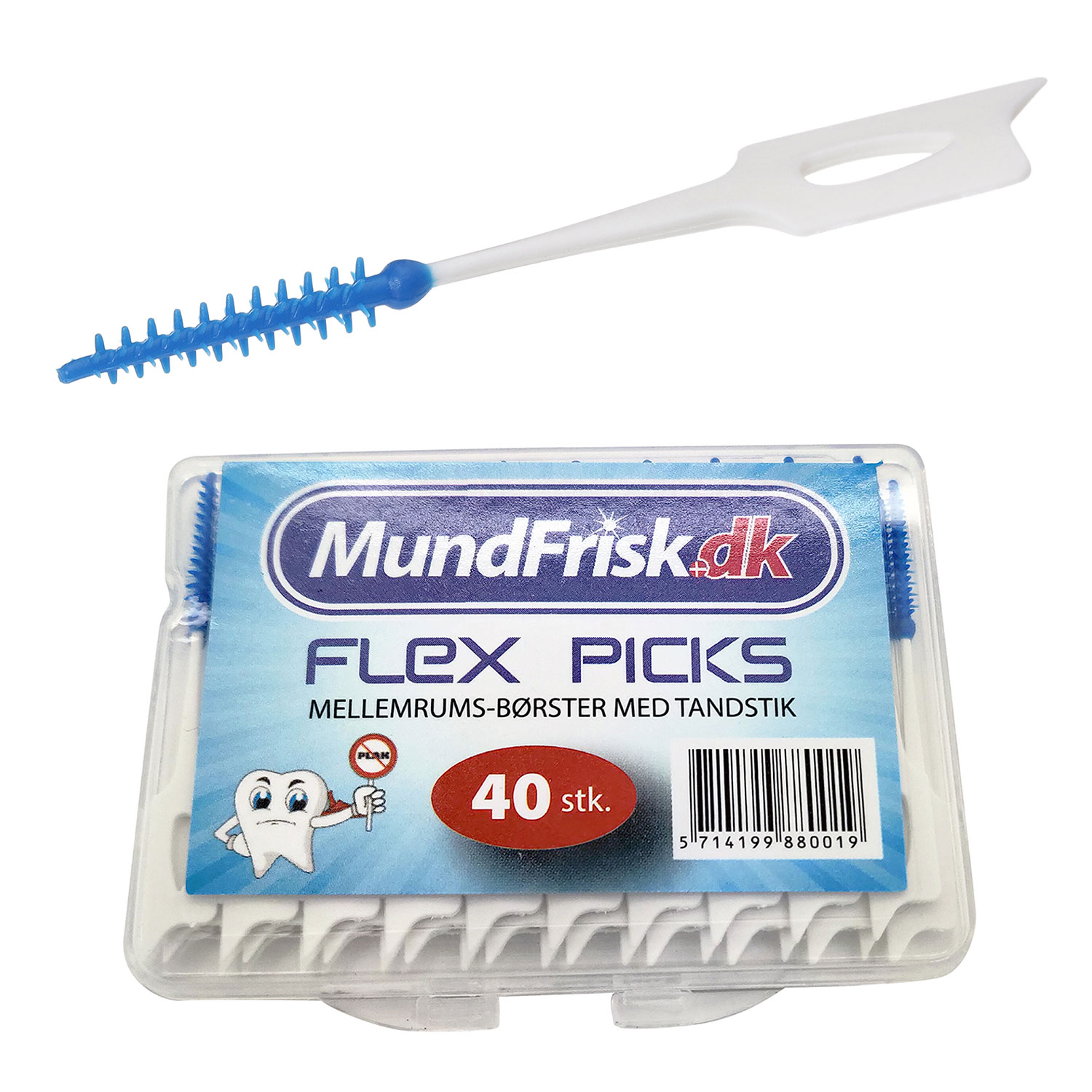Flex Picks Regular SOFT Gummistäbchen in Reisebox