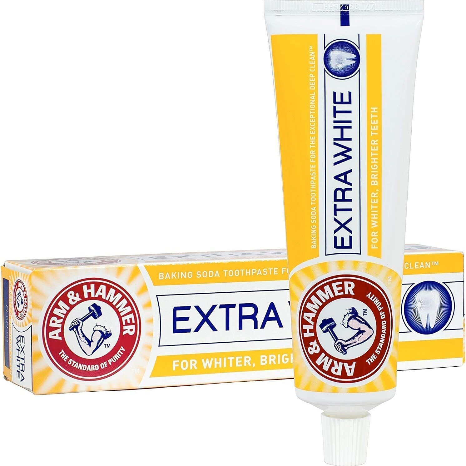 Tandblegning Tandpasta Arm & Hammer Extra White 125 ml.