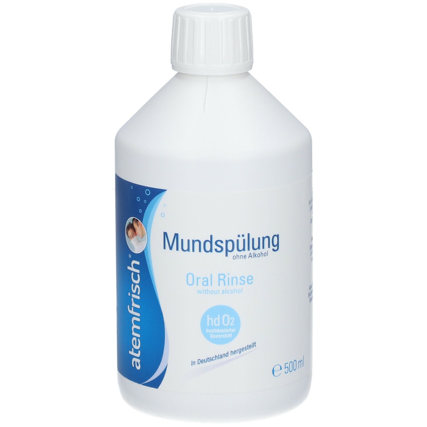 Mundwasser Frisk Breath Atemfrisch Hochdosierter Oxygen 500 ml.