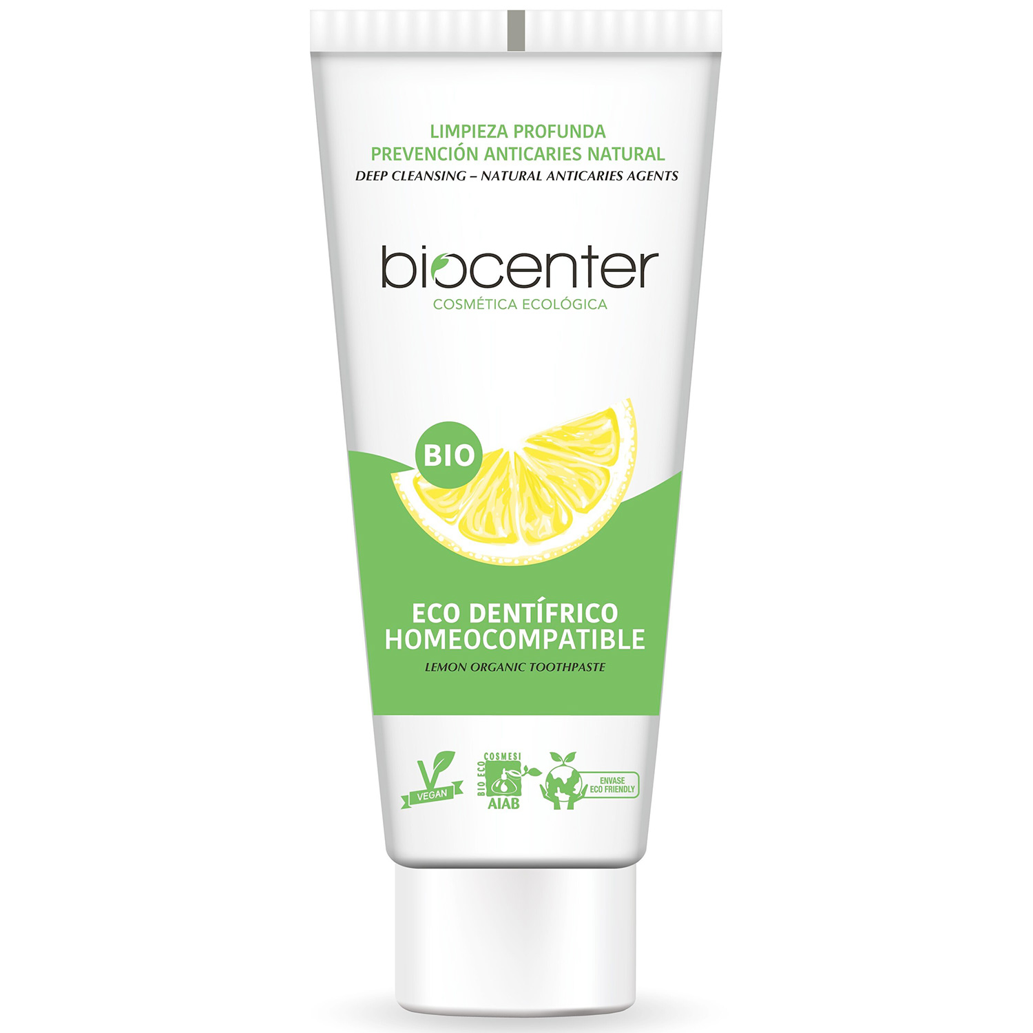 Økologisk Xylitol Tandpasta Biocenter Natural Lemon