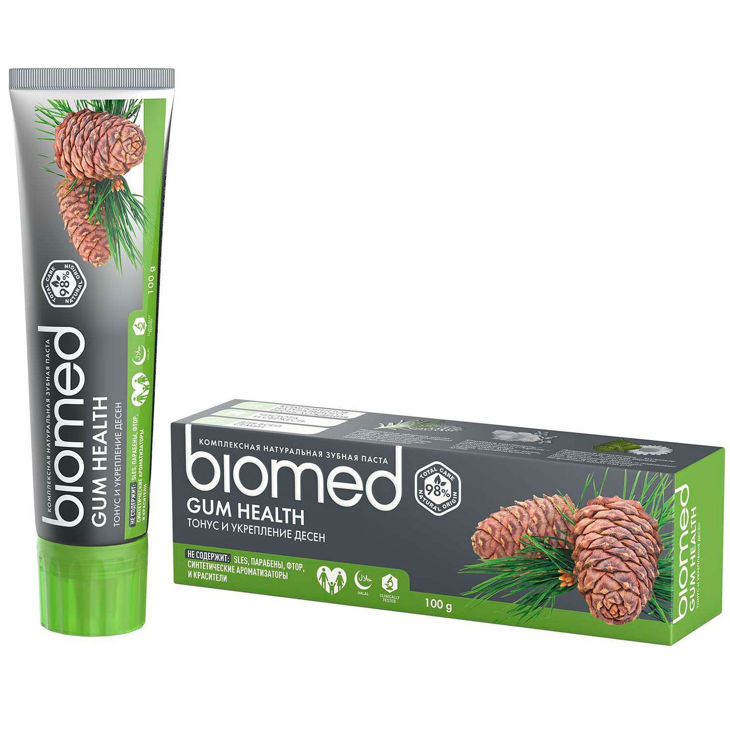 Biomed Hydroxyapatite Zahnpasta Gum Health ohne Fluorid 100g