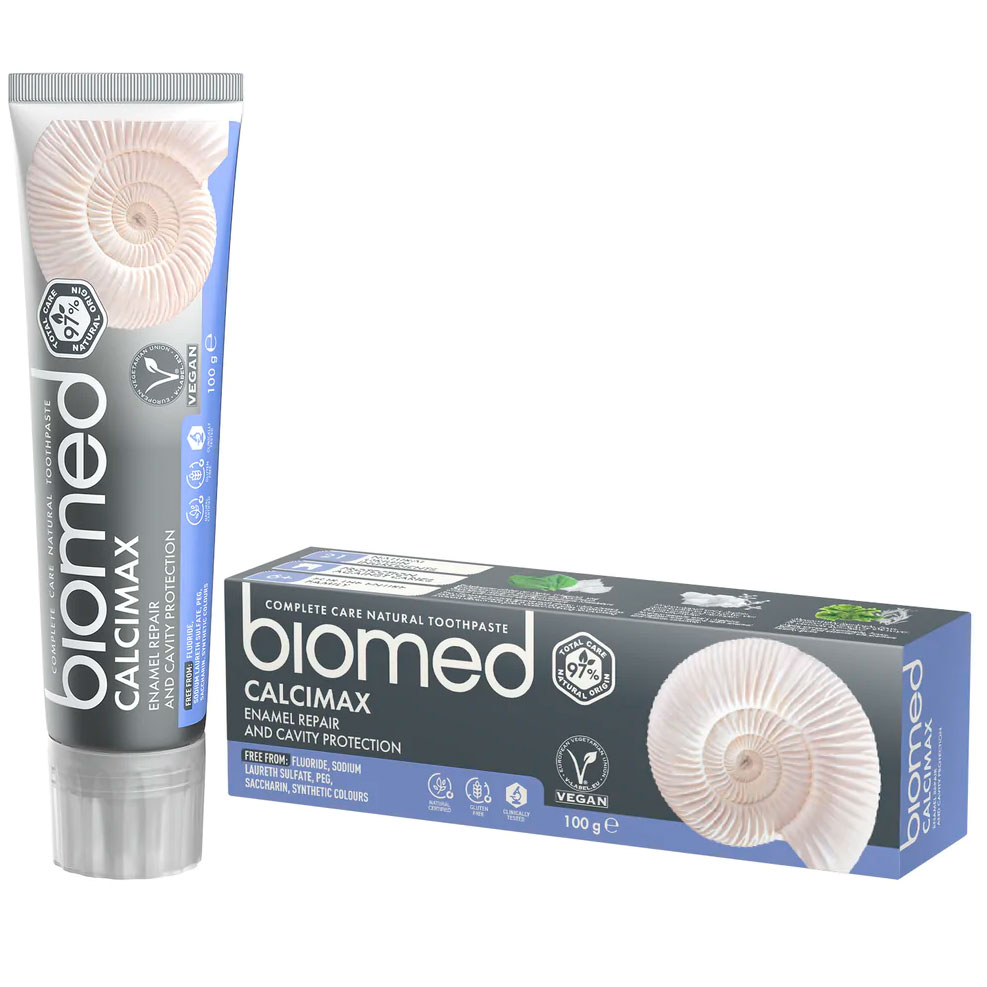 Biomed CalciMax Hydroxyapatite Zahnpasta ohne Fluorid 100g