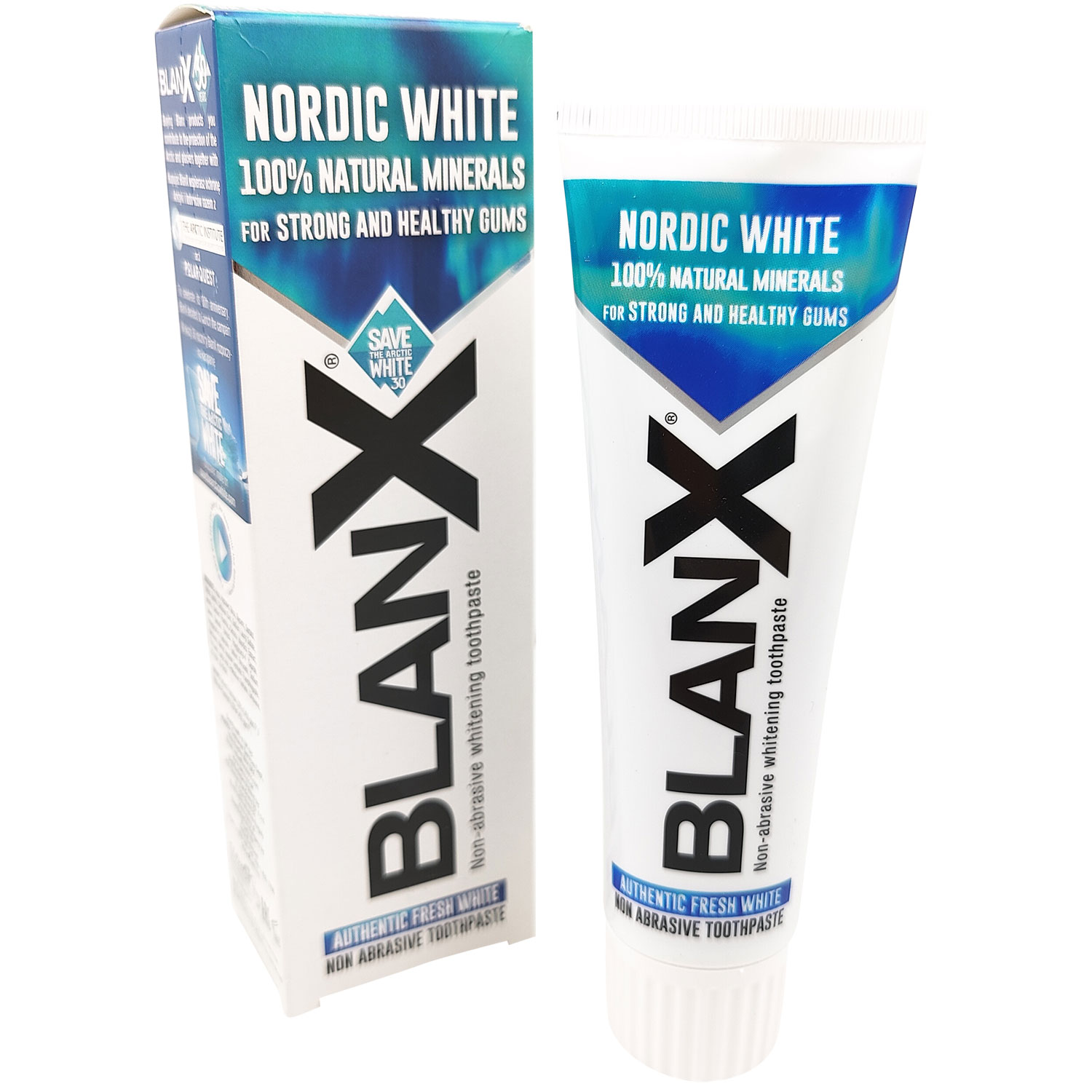 Zahnaufhellende Zahnpasta BlanX Nordic White