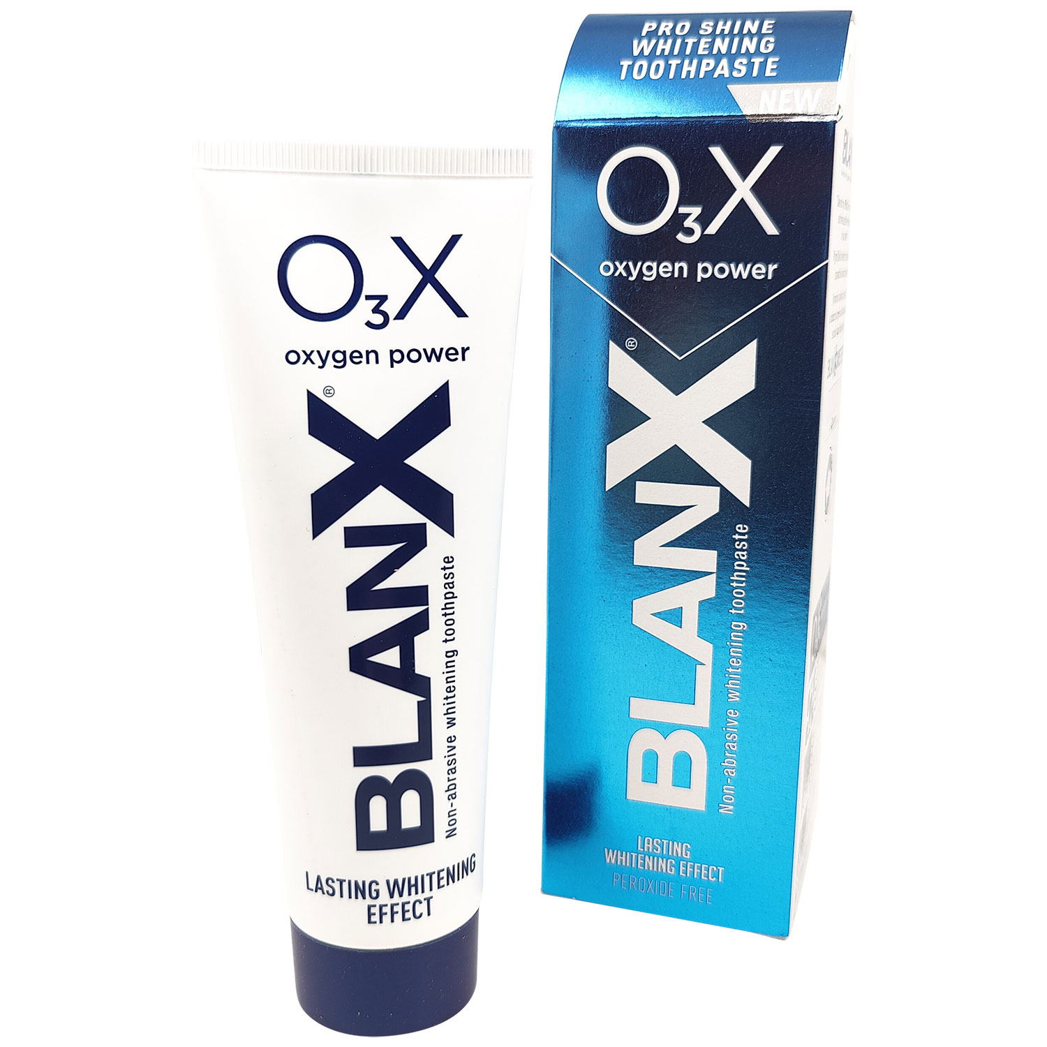 Zahnaufhellende Zahnpasta BlanX Ox3 Oxygen Power