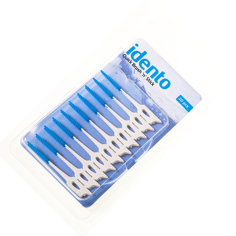 Idento Quick Brush ́n ́ Sticks Børster til mellemrum - 20 stk.