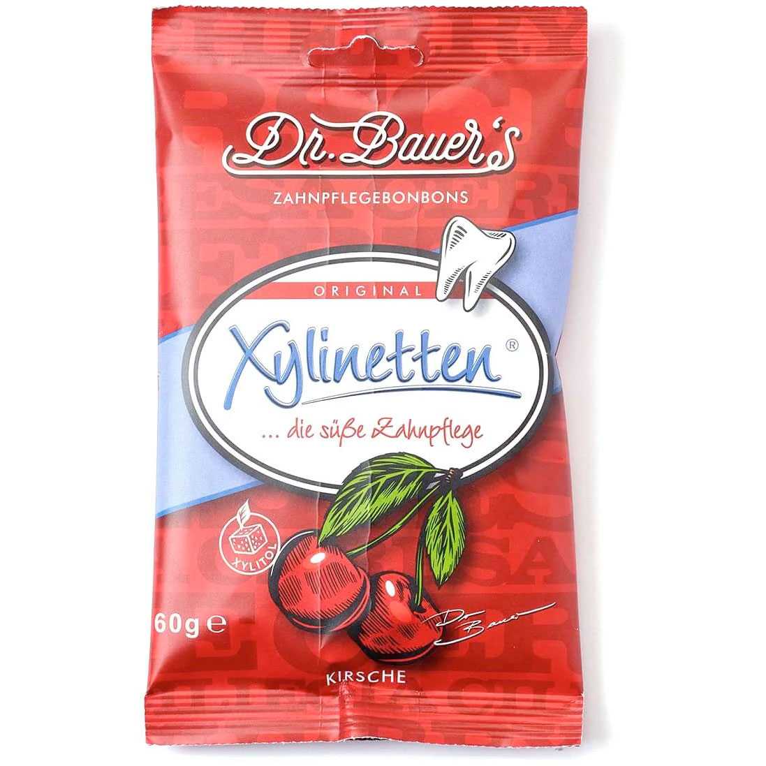Xylitol Pastiller Dr. Bauer ́s Xylinetten 60g CHERRY