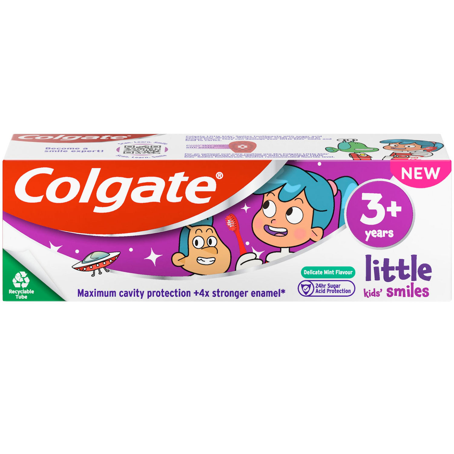 Colgate Børnetandpasta Strawberry 3-5 år - 50 ml.