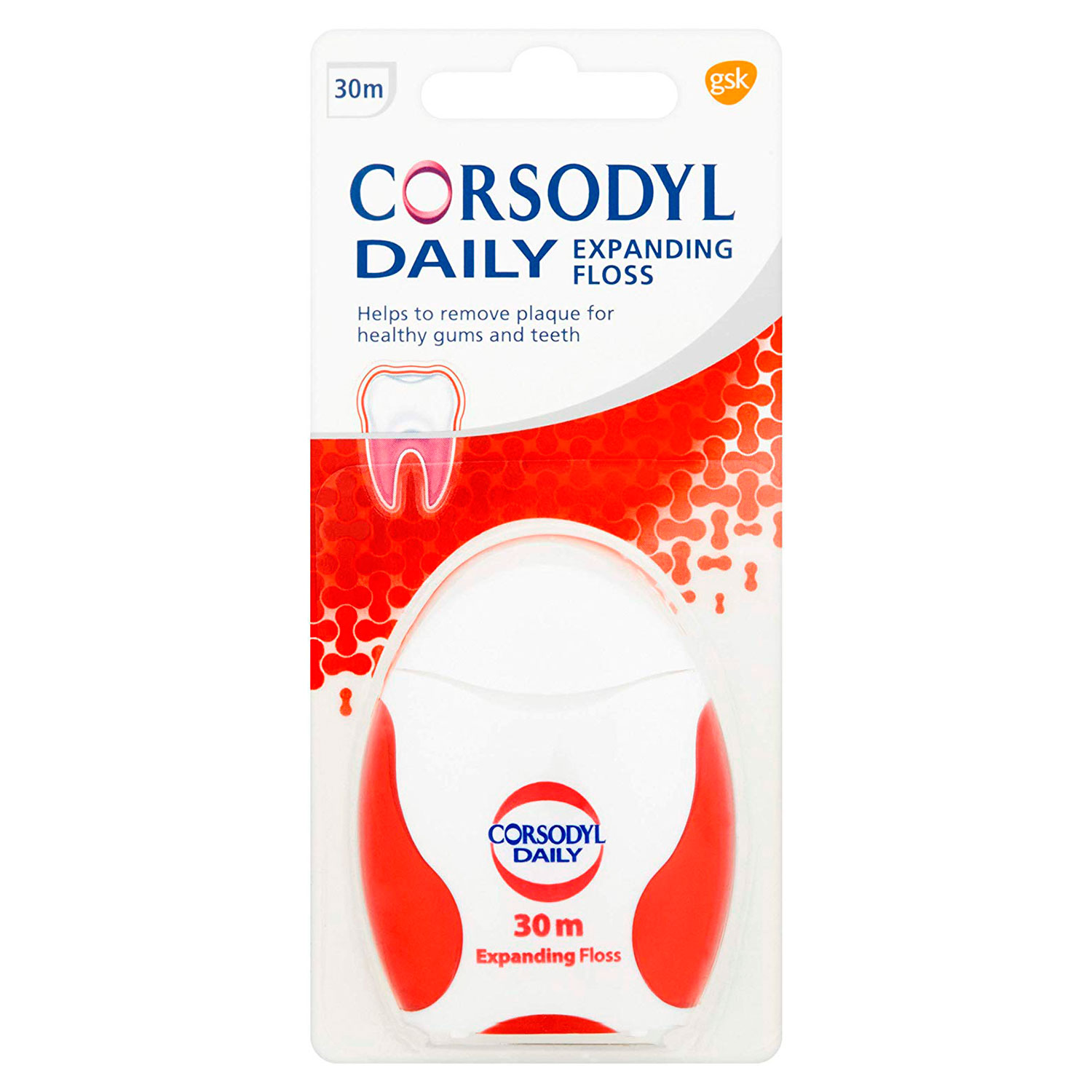 Corsodyl Daily Expanding Floss Zahnseide