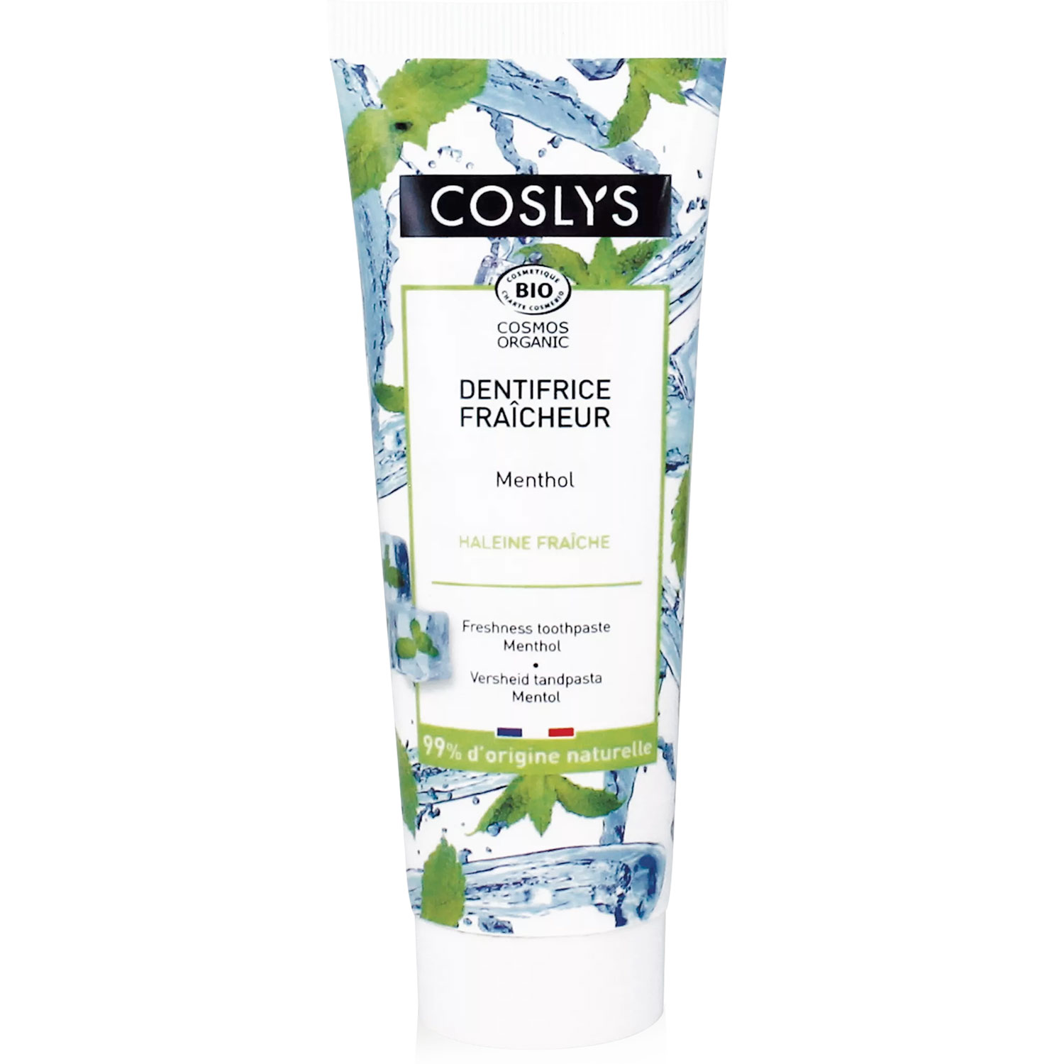 Bio-Zahnpasta Coslys Menthol 100 gr.