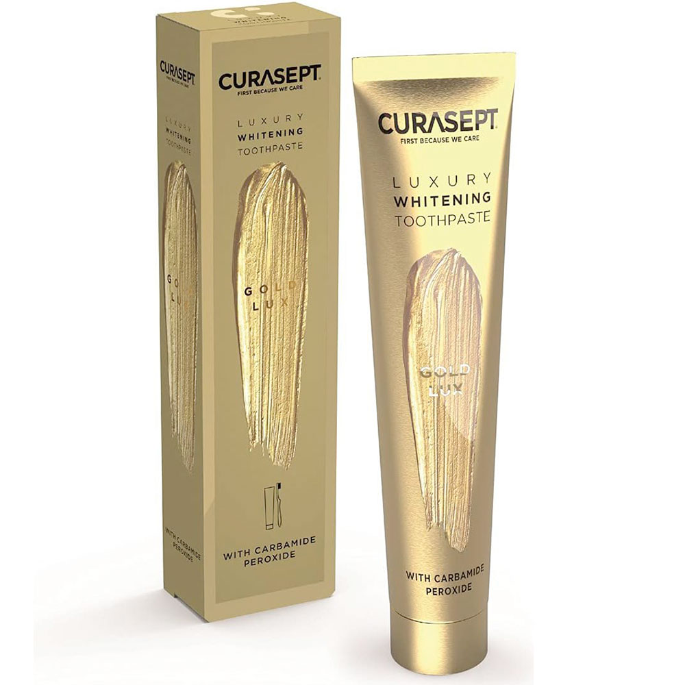 Zahnaufhellende Zahnpasta Curasept Luxury Gold 75 ml