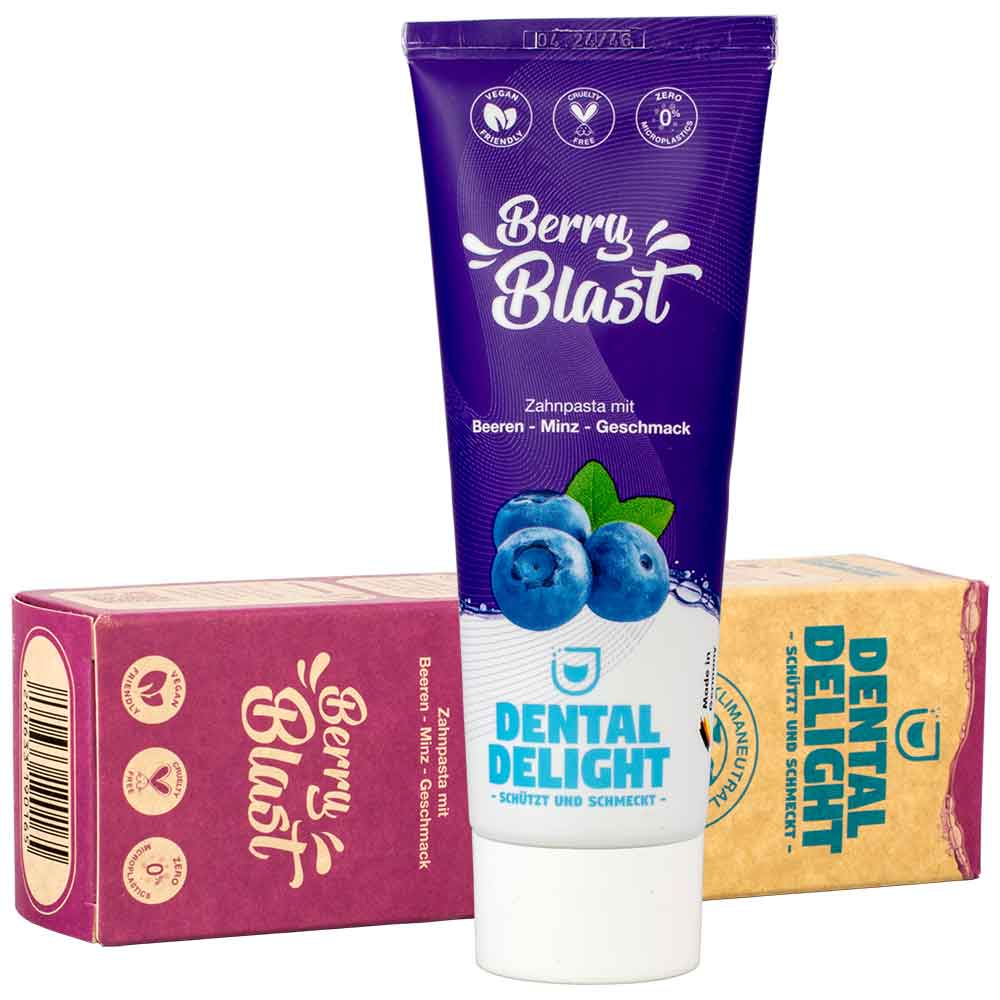 Dental Delight Vegane Zahnpasta Berry Blast