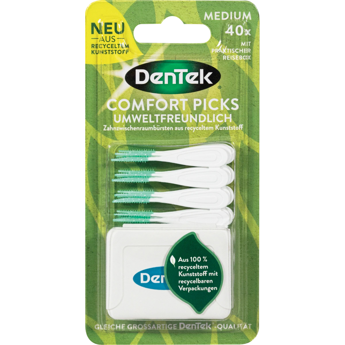 Umweltfreundliche Soft Sticks DenTek Eco Comfort Picks 40 Stk.