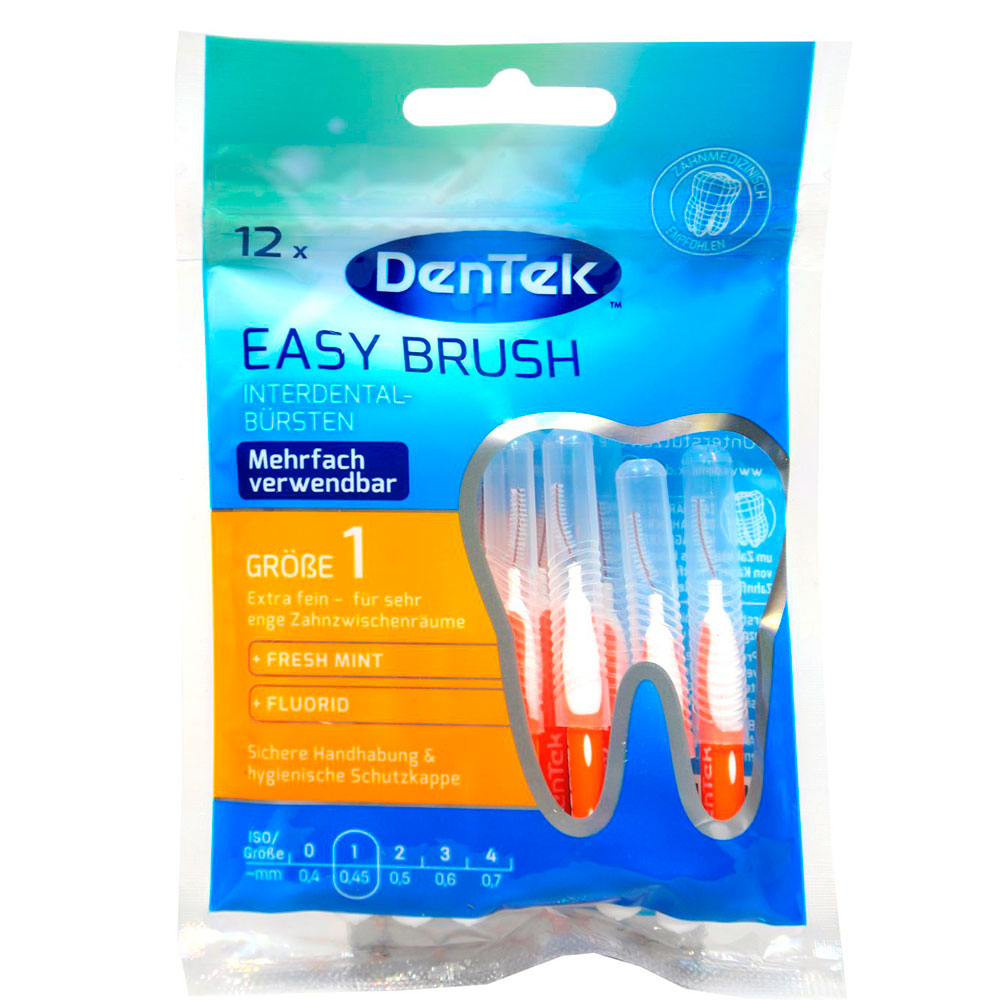 DenTek Interspace Brushes Easy Brush 0,45 mm ISO 1 - ORANGE