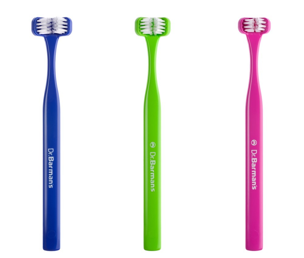 Dr. Barmans 3-seitige SuperBrush Zahnbürste - Erwachsene