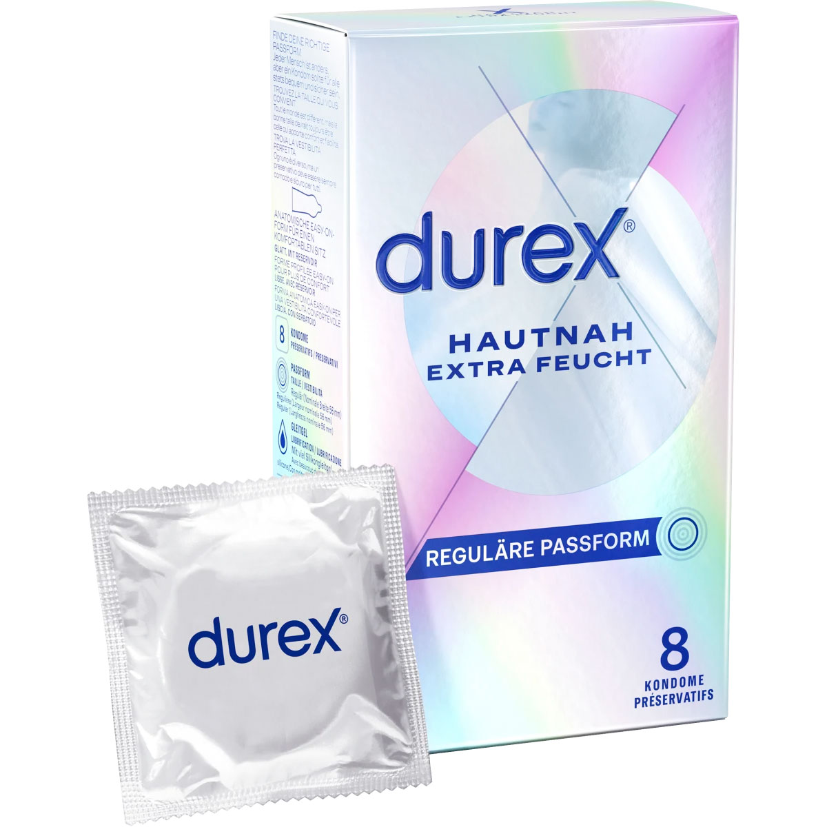 Durex Ultra-tynde Kondomer Ekstra Smørrelse 8 stk.