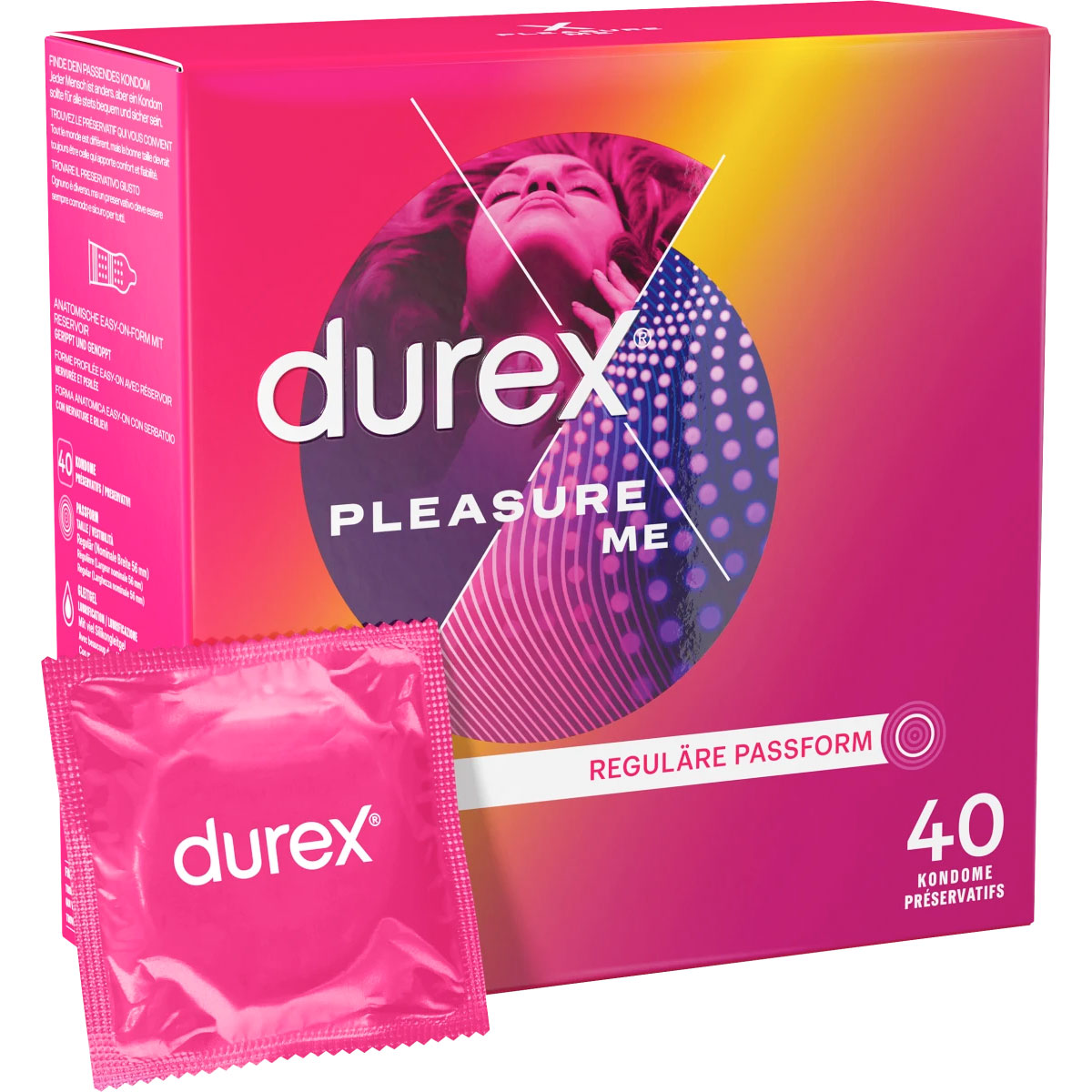 Durex Kondomer Pleasure Me 40 stk.